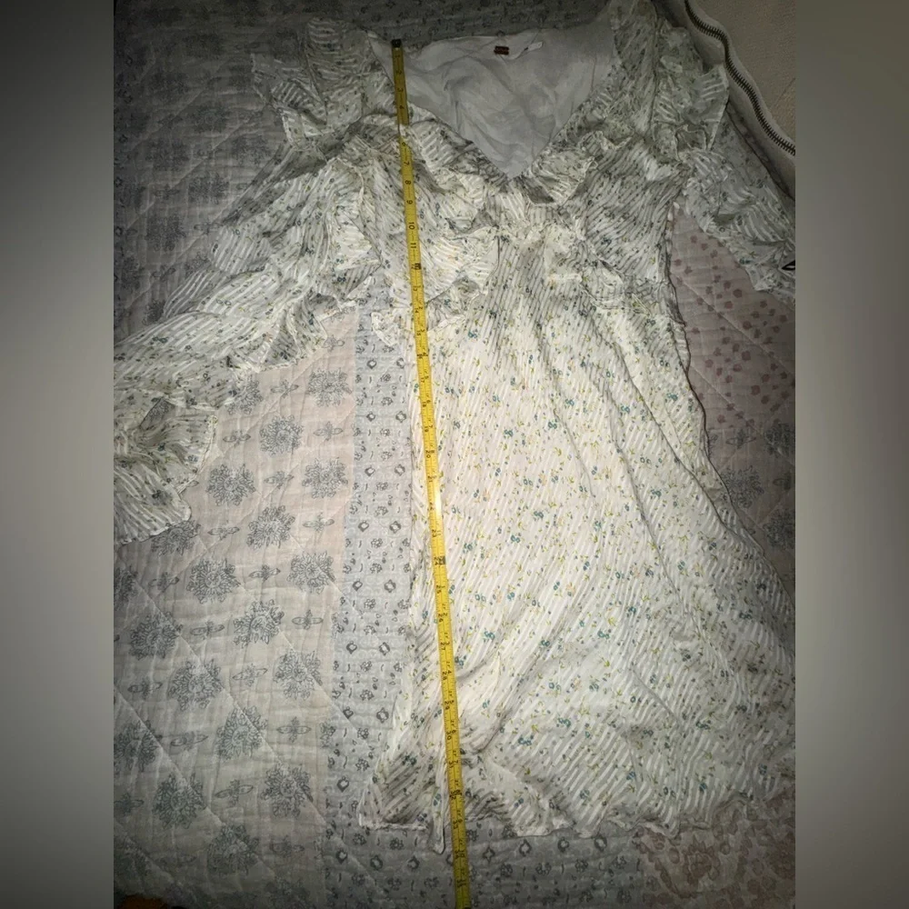 Free People Sweetest Thing Mini Dress – Ivory Floral – Size 8 – NWOT